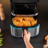 OFCASA 6.5L Air Fryer, Digital Air Fryer, Large Air Fryer for Family, LED Touch Display Air Fryers, Air fryer oven with 6 Pre-Set Cooking Programs for Oil Free & Low Fat Healthy Cooking